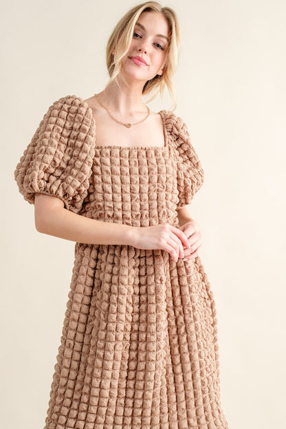 Hazel Puff Sleeve Dress