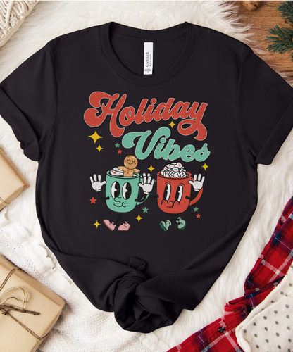 Retro Holiday Vibes Graphic Tee