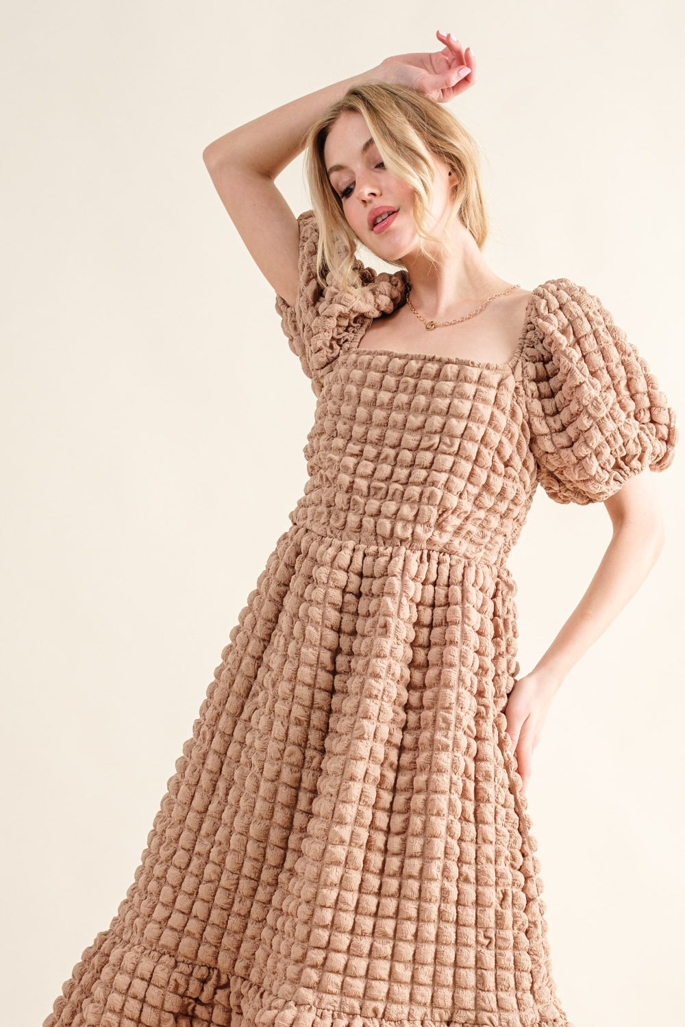 Hazel Puff Sleeve Dress