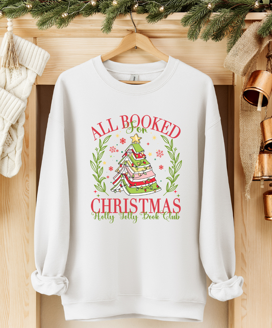 All Booked For Christmas Sweatshirt