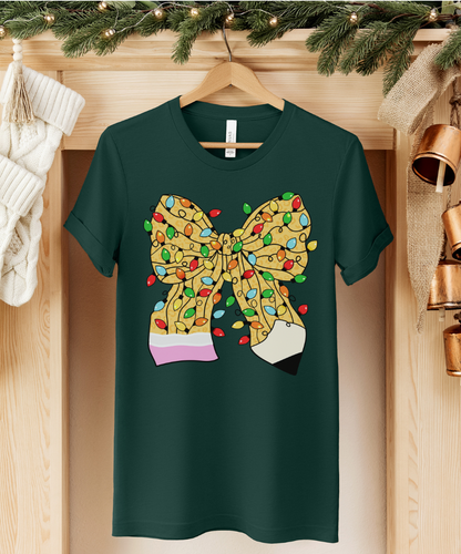 Teachers Gift Bow Graphic Tee