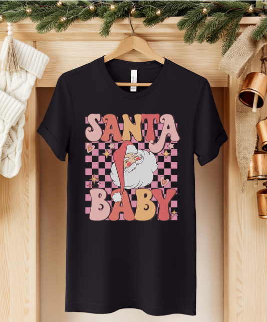 Retro Santa Baby Graphic Tee