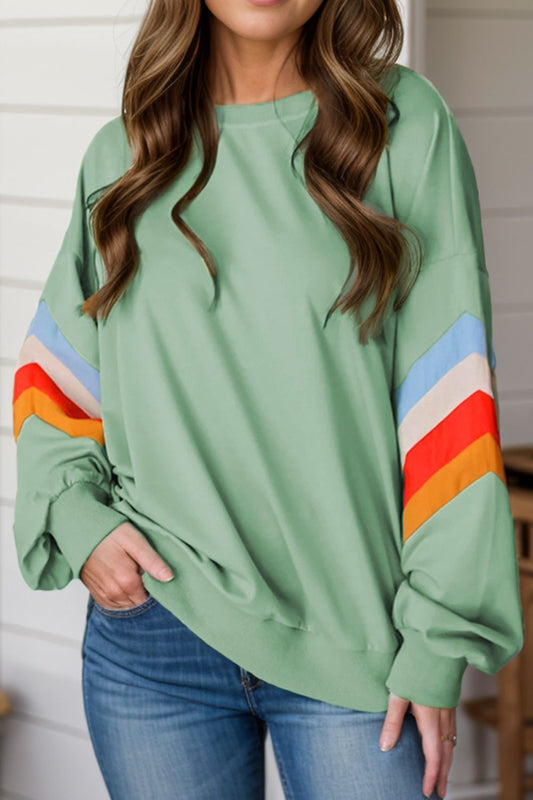 Rainbow Dolman Top