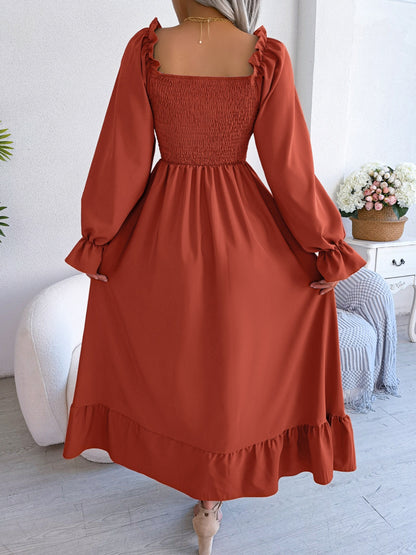 Nellie Flounce Sleeve Dress