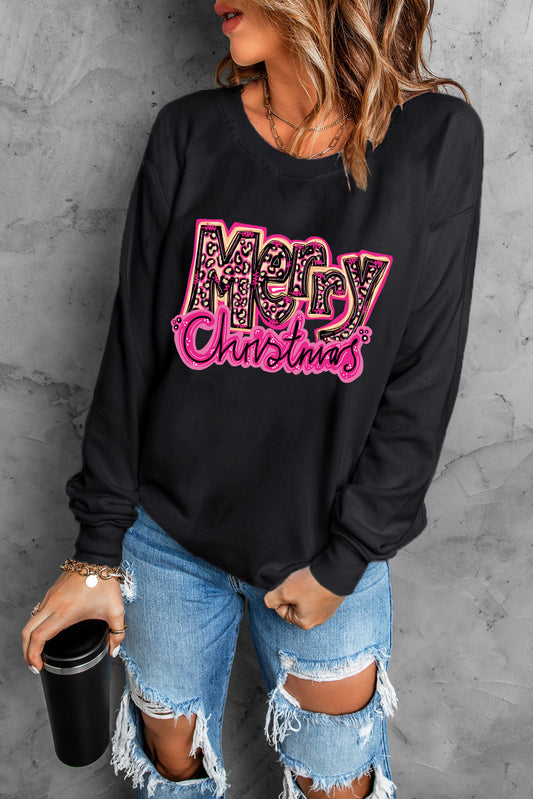 Cheetah Merry Christmas Sweatshirt