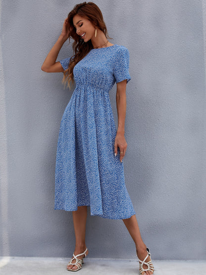 Darling Days Short Sleeve Midi Dress