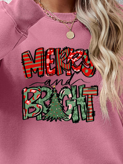 Merry and Bright Long Sleeve Sweatshirt